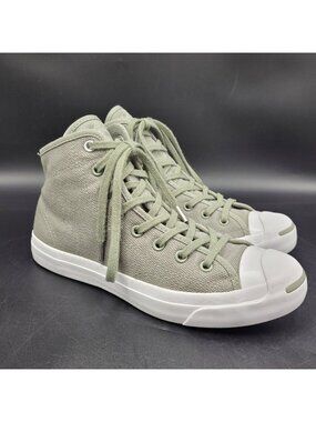 Converse Jack Purcell High Tops Women's Size 7.5 Durable Canvas Gray